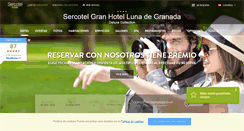 Desktop Screenshot of granhotellunadegranada.com